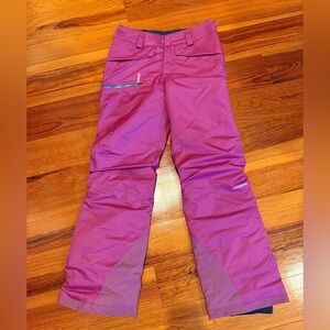 Patagonia NWT girls ski pants pink